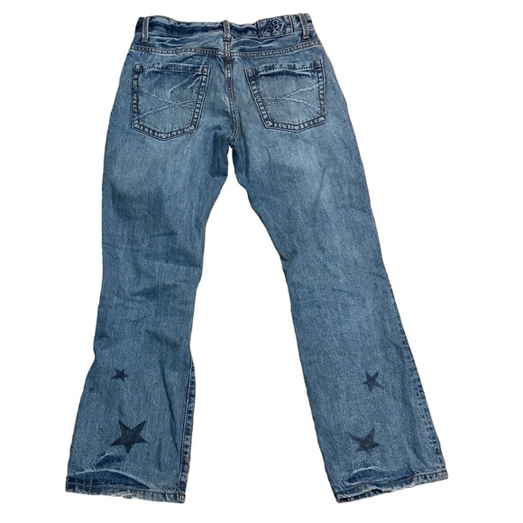 Aeropostale Jeans Women’s Benton Graffiti Boot Cut Distressed Denim 29x32 EUC - Picture 2 of 5